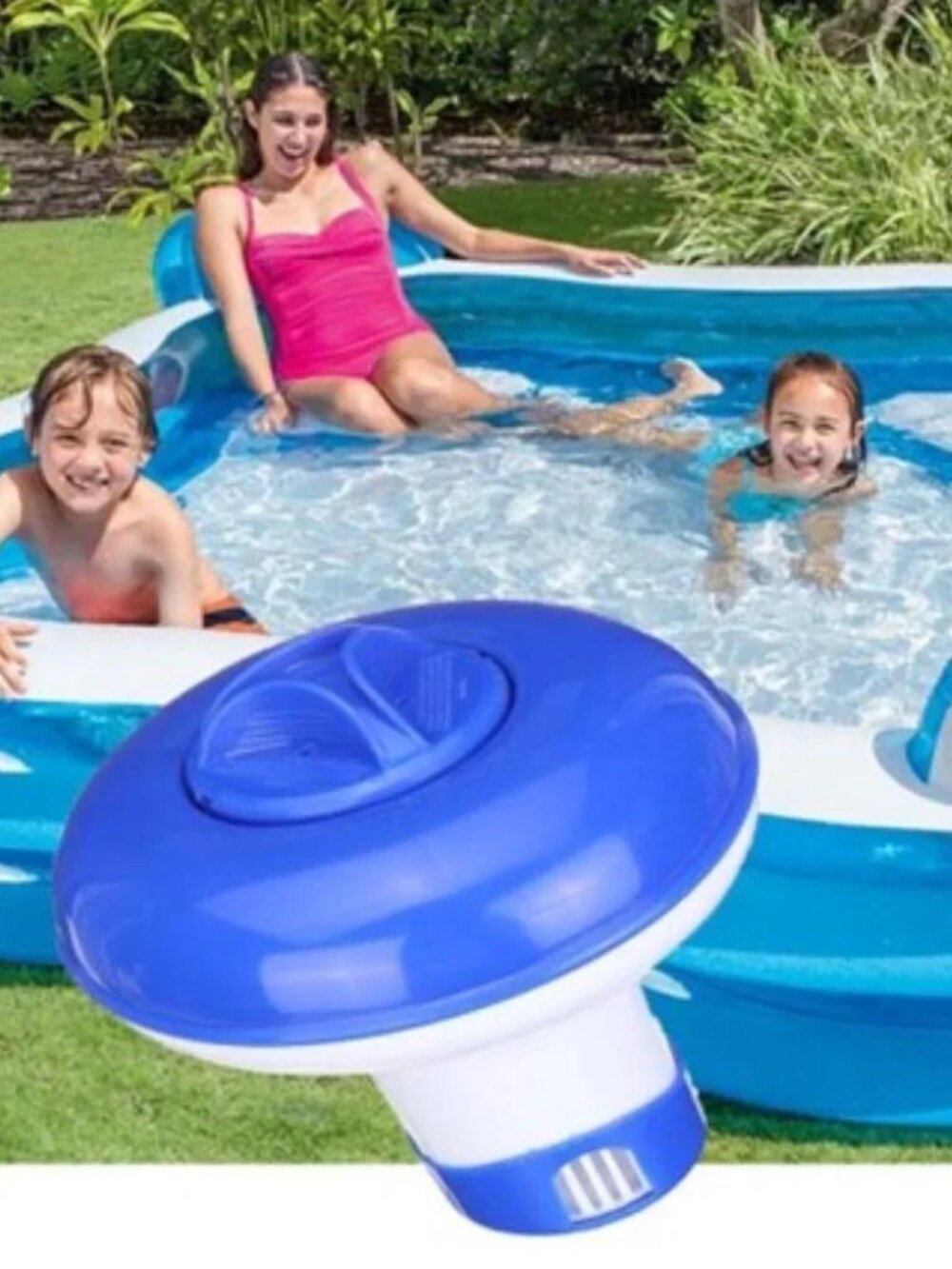 Collapsible/Retractable Pool Spa 1" Chlorine/Bromine Tablet Dispenser